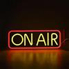 Lazmin112 Insegna Al Neon On Air, Luce Notturna a LED Al Neon Connessa Tramite USB, Insegna Luminosa per Streaming/registrazione Live, Insegne a LED Fredde Gialle Rosse per Studio, Parete,