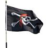 NARAMAKI Bandiere Internazionali - Bandiera (Pirati) - Bandiera dei Pirati 90x150cm - Mondiali