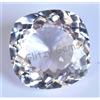 Naturale Perfetto Bianco Montana Zaffiro 20.35Ct Cuscino Certificato Loose Gemma