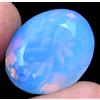 Naturale Blu Fiordaliso Opale Australiano 25.70 CT Ovale Certificato Loose Gemma
