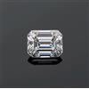Loose Cvd Lab-Grown Diamante 2 X 3 MM Smeraldo - D Colore - Trasparenza Fl