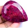 351.8 CT Naturale Grande Sangue Rosso Rubino Eccellente Pera Certificato Loose