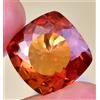 Naturale 20.55 KT Gigantesco Padparadscha Zaffiro Cuscino Certificato Loose