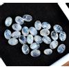 Glitzy Gems 22.15 CT Naturale Ceylon Bianco Luna 24 Pezzi Blu Splendere 7.00x5.00 MM Gemma
