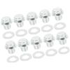 A ABSOPRO 10 Sets M12x1.25 Automobile Motore Tappo Bullone Scarico Coppa Olio con Guarnizione Sostituzione dell'articolo