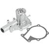 VekAuto Kit Pompa Dell'Acqua Per Kubota V1505 1 Pezzo | Metallo, Tono Argento, Per Kobelco SK320-6 SK320-6E SK330-6 SK330-6E, Per Mitsubishi 6D16 6D16T, Guarnizione Inclusa