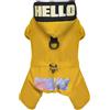 Izefia Cane Cappotto Abbigliamento Animale Domestico Tuta Antivento Freddo Cappotti Giacca Buona Fortuna Caldo Inverno Vestiti Spessi Impermeabile Neve Prova Cappotto di Cotone per Cane Piccolo Gatto