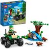 LEGO City ATV e Otter Habitat, 60394 fuoristrada Quad Bike giocattolo per bambini dai 5 anni in su, set da gioco con animali selvatici, set per imparare a costruire la natura