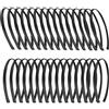 Elitecran 30 Pezzi Cerchietti per Capelli Fascia per Capelli in Raso, 1cm Cerchietti Nastro Nero, Fasce per Capelli Sottili Cerchietti Fai Da Te per Donna e Ragazze One Size