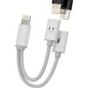 Kefiany Adattatore lightning doppio per iPhone Jack cuffie Caricatore accessori per Apple Cavo Aux audio auricolari Adattatore per iPad per iPhone 14 13 Pro Max Ricarica headphone autoradio Connettore ip-BFX