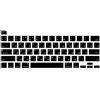 MiNGFi Copritastiera Silicone russo per MacBook Pro 13 M1/M2 A2338 (2020-2023), A2289 (2020), A2251 (2020-2021), Pro 16 A2141 (2019-2021) US/ANSI - Nero