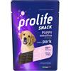 Prolife Snack Puppy Sensitive Grain Free Pork Alimento Complementare Ricco in Maiale Per Cuccioli di Tutte le Taglie 90gr