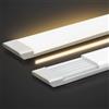 Voltix 2 Pezzi Plafoniere LED a Soffitto 54W 120cm, 5400 Lumen, Plafoniera led Soffitto, Fascio 120°, Neon LED per Esterno e Interno, Ideale per Garage, Officina, Magazzino (3000K - Luce Calda)