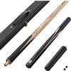 VEVOR Stecca da Biliardo Snodata da 1447,8 mm con Asta di Prolunga e Punta in Pelle da 540 g per Tavolo da Biliardo Professionale Bar, Casa, Include Custodia in Legno, Ideale per Principianti