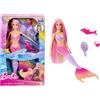 TOYS ONE Mattel HRP97 Barbie Malibu Sirena con Capelli Rosa e Accessori