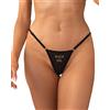 Obsessive Violami Me Thong Black L/XL