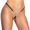 Cottelli Luxurious & Decorative Crotchless String 2322919 Black-Gold