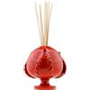 IL PUMO Rosso Diffusore in ceramica con bastoncini - Cedro e Thè Verde, 50ml