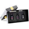 Confezione Regalo Profumatori Ambiente "PRESTIGE" - A) MELAGRANATA - RESINE PREZIOSE - AQUAMARINA