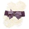 Fascia per capelli bimba/neonata Accessori Le Vanità - Rosa Antico Fiocco Strass Neonata