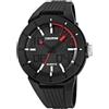 Calypso Orologio Uomo Gomma Nera - Quarzo, Impermeabile 10 ATM - Orologio Casual - K5629/2 Street Style