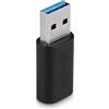 LINDY 41904 Adattatore USB 3.2 Tipo A a C, 14,9 x 12,9 x 3,5 cm; 12 grammi
