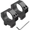 Jsleid 2 Pezzi Anello di Montaggio per Mirino, Anelli di Montaggio for Cannocchiale in Lega di Alluminio, Medio per Guida Picatinny, Adatto per Tubi con Diametro