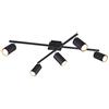 Trio Leuchten Lampada da soffitto, Nero Opaco