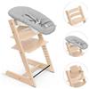 Stokke - Pack Seggiolone Tripp Trapp con Baby Set e Newborn Grey - Natural