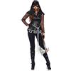 Leg Avenue - Costume da boia, Colore: Nero/Argento, Taglia: M, Modello 85570, 4 Pezzi