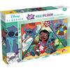 LISCIANIGIOCHI S.P.A. STITCH MAXIPUZZLE 150 PZ, LISCIANI, PUZZLE BAMBINI, DISNEY, LILO & STITCH