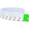 wigtda Silicone trasparente sigillante - paraspifferi porta e finestre, guarnizione sottoporta adesiva, isolamento termico/acustico, 25MM per fessure fino a 15MM (Trasparente)