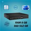 Dell PC DESKTOP DELL 9020 MINI INTEL I7 RAM 8GB SSD 512GB WIN 11 PRO RICONDIZIONATO