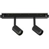 Ideal Lux EGO TRACK DOUBLE 05W 3000K ON-OFF BK Mod. 257624 Sistema Lineare 2 Luci