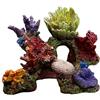 balacoo Decorazione per Acquario: Simulazione Corallo - Sfondo per Acquario - Imitazione Pietra, Resina, Giardino Roccioso Scultura per Acquari