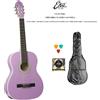 EKO CS10 VIOLET CHITARRA CLASSICA VIOLA 4/4 KIT CUSTODIA + PLETTRI + SET CORDE