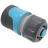 Cellfast Raccordo rapido SAFETOUCH IDEAL™ 1/2 - 5/8, Raccordo per due estremità di tubo, plastica PC/ABS, forma ergonomica, 50-622