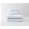 Tommy Bahama Northern Pacific Collection, set di asciugamani da 6 pezzi, biancheria da bagno decorativa di qualità per hotel e spa, assorbenti e resistenti allo sbiadimento, 6 pezzi, bianco