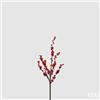 EDG Enzo De Gasperi Ilex Ramo Natalizio con Bacche H 60 Cm Rosso