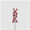 EDG Enzo De Gasperi Ilex Bacche Ramo Natalizio H 60 Cm Rosso