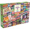 Gibsons Games - Puzzle da 1000 pezzi, motivo: mappa di Londra, puzzle sostenibile per adulti, cartone riciclato al 100% di alta qualità, ottimo regalo per adulti