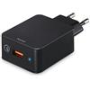 Hama - Caricabatterie rapido USB A, QC 3.0, 19,5 Watt, nero