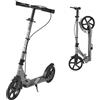 VEVOR Monopattino con 2 Ruote per Bambini da 8 Anni, Monopattino Pieghevole per Mobilità Urbana per Bambini Carico max. 100kg con Manubrio Regolabile in Altezza, Pedana Antiscivolo e Freno a Mano