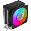 SAMA Dissipatore ad Aria SAMA X20 - ventola RGB da 92mm, ideale per PC Compatti, finitura in metallo grezzo, Grigio/Nero