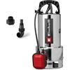 Einhell Pompa da giardino Einhell GC-DP 1170 ECO PLUS (700 W, portata max. 19.000 l/h, prevalenza max. 8 m, tecnologia ECO PLUS, coclea di scarico dell'acqua, adattatore universale 35 mm incluso)