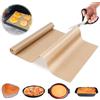 RBDDBR Carta da Forno Riutilizzabile 30 cm x 2.5 m Rotolo Tappetino Silicone Forno Riutilizzabile, Tovaglietta Antiscivolo Antiaderenti, Tappetino Silicone Cucina Facili da Pulire Per Forno, Microonde