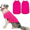 Mihachi Maglione a collo alto per cani, maglione invernale per cani, abbigliamento classico, lavorato a maglia, con foro per guinzaglio, per la stagione fredda