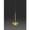 Urban by Sforzin BEBA SOSPENSIONE 1 LUCE ATTACCO G9 VETRO ORO D.20CM ROSONE BIANCO