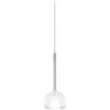 Urban by Sforzin BEBA SOSPENSIONE 1 LUCE ATTACCO G9 VETRO TRASPARENTE D.15CM ROSONE BIANCO