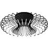 Urban by Sforzin FILO LAMPADA DA SOFFITTO DIAMETRO 50CM TITANIO OPACO A LED 3000K 2750LM 36W DIMMERABILE TRIAC